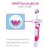 MAM Training Toothbrush for Babies | Baby's Brush with Safety Shield & Brushy The Bear Character | Interactive App | Boys 5+ Months | Blue - Buy Online on GoSupps.com