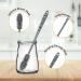 2 Pcs Long Handle Silicone Bottle Cleaner Brush Set - 360 Rotating Baby Bottle Brushes for Cleaning Bottles, Cups, and Glassware - Buy Online on GoSupps.com