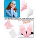 BLATOWN 2 Pairs Silicone Moisturizing Glove Socks Set Anti Slip Soft Spa Gel Socks Softening Feet Dry Cracked Skin Women Spa Pedicure Socks for Foot Hand Softening Foot Care After Pedicure (Pink) - Buy Online on GoSupps.com