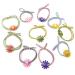 Honbay 30PCS Elastic Daisies Hair Ties - Cute Ponytail Holders for Thick & Curly Hair (5 Colors) - Buy Online on GoSupps.com