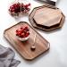 Shop Large Acacia Wood Charcuterie Boards - 2-Piece Serving Tray Set for Cheese Meat & Fruit - Rectangular Wooden Plates 14x9.5 & 12x7.5 - Ideal for Entertaining - Buy Online on GoSupps.com