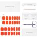 Shop Danni & Toni Orange Crystal Gel Nail Films | Self-Adhesive UV Nail Foil Set - 29 Glossy Stickers for Stunning Nail Designs - Buy Online on GoSupps.com