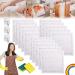 Rainbow Oleophobic Cleaning Cloth 12-Layer Thickened Magic Cleaning Cloth Super Heavy Oil Cleaning Cloths Reusable Washable All-Purpose Dishwashing Cloth for Kitchen (15pcs 30 * 30cm) 30*30cm 15pcs