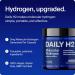 DailyH2 Molecular Hydrogen Capsules | Hydrogen Water Tablets Alternative | Easier than Hydrogen Water for Cellular Energy, Focus & Recovery | H2 for Brain, Gut & Mitochondrial Support | 60 Capsules - Buy Online on GoSupps.com