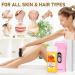 Demine Honey Wax Roller Kit for Hair Removal - Portable Wax Warmer for Sensitive Skin - Includes 2 Cartridges, 10 Wax-removing Wipes, 100pcs Wax Strips - Buy Online on GoSupps.com