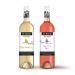 St. Regis Chardonnay & Ros 2 Pack 750 mL (2 x 750 mL Per Bottle) - Twice The Deal - Non Alcoholic Wine - Low Carb and Low Sugar - Ideal Wedding Gifts - Enjoy Life and Flavorful Wine