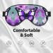 Purple Butterfly Double-Sided Sleep Eye Mask | Comfort Soft Blindfold with Adjustable Strap | Light Blocking for Perfect Rest - Buy Online on GoSupps.com