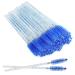YEASHINE 200 Pcs Disposable Eyelash Mascara Brush Wand Applicator Lash Makeup Stick(Blue)