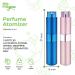 LAC FOR YOU 8ml 2 Perfume Atomisers Refillable Portable Perfume Travel Bottle Aftershave Spray Bottle for Handbag (Blue/Pink) - Buy Online on GoSupps.com