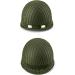 QWORK M1 Green Helmet Replica with Net Cover - WWII US Army Outdoor Field Steel Helmet - Buy Online on GoSupps.com
