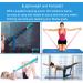 DIWUJI Set of 3 Exercise Resistance Bands - 1.5M/4.9ft Skin-Friendly Long Elastic - Standard Resistance Levels for Physical Therapy, Strength Training, Yoga, Fitness - Blue Pink - Buy Online on GoSupps.com