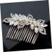 DOITOOL Gold Headpiece Wedding Hair Combs Silver Hair Accessories Rhinestone Bridal Comb Rhinestone Hair Comb Wedding Hair Accessory Headwear for Women Hairpin Crystal Bride - Buy Online on GoSupps.com