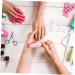 Ipetboom French Tip Nail Tool 6pcs Nail Art Silicone Stamp Silica Gel Cosmetic Transfer Seal Manicure Tools 2.50X2.50X1.30CM Transparent 1 - Buy Online on GoSupps.com