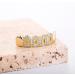Hip Hop Grills Gold Plated Vampire Grills with Iced Out Zircon Halloween Cosplay Party Tooth Rapper Gift for Women Men - Buy Online on GoSupps.com