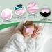 4 Pcs Silk Sleep Mask Set - Soft Satin Eye Covers for Sleeping & Travel - Elastic Strap Eyeshade for Men & Women - 4 Colors Available - Buy Online on GoSupps.com