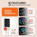 Advanced TENS Device for Pain Relief | 72 Modalities & 40 Intensity Levels | EMS Electro Stimulation | 2 Channels & 12 Pads - Buy Online on GoSupps.com