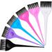 6 Pieces Hair Dye Color Brush Set, Hair Comb Tool Kit Coloring Brushes Dye Applicator Hair Salon Tools for Students Women Salon Use Home DIY Dyeing (6 Colors)