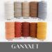 GANXXET Bay Leaf Color Macrame Cotton Cord 2mm 3 ply Recycled | 480 Feet / 160 Yards | DIY Macrame and Crafts Cord for Wall Hangings, Plant Hangers, Coasters - Buy Online on GoSupps.com