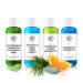 Bergbad 4 x 250ml sauna infusion set soothing refreshing sauna infusion with natural etheric oils large gift set for every mood set1