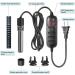 HITOP Mini Submersible Aquarium Heater 25W for 1-6 Gallon Fish Tank with LED Display - Small and Efficient - Buy Online on GoSupps.com