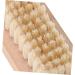 MAGICLULU Pedicure Tools Pedicure Tools Natural Bristle Nail Cleaning Two- sided Fingernail Brush Wooden Toe Brush Scrubber for Bath Shower Pedicure Nail Art Nail Scrubber Nail Scrubber - Buy Online on GoSupps.com