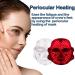 Red Light Therapy Face Mask - 7 Color Options Cordless & Portable - Enhance Facial Skin Care with Heating - Buy Online on GoSupps.com