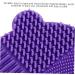 DOITOOL 2 1 Makeup Brush Cleaning Pad Cosmetic Brush Cleaning Mat Silicone Makeup Brush Cleaner Mat Silicone Brush Cleaner Brush Scrubber Mat 2 in Drying Rack Portable Purple Silica Gel 11X10cm Purple - Buy Online on GoSupps.com