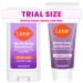 Lume Whole Body Deodorant - Invisible Cream + Solid Stick Mini Bundle - 72 Hour Odor Control - Aluminum & Baking Soda Free Skin Loving - 0.5 Ounce Each - Travel Trial Size Minis (Lavender Sage)