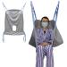 Full body patient sling four-point mesh sling patient transfer sling lifting aid sling for transfer for the elderly bariatric nursing care