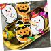 OFFSCH 50pcs Halloween Candy Tag Lollipop Decoration Lollipop Card Halloween Decor Packaging Decoration Card Lollipop Packaging Card Tooth Charms Message Card Pencil Caps Pumpkin Ghost - Buy Online on GoSupps.com