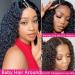 26 Transparent Lace Front Water Wave Wig - Brazilian Virgin Hair, Glueless Curly Wigs - Buy Online on GoSupps.com