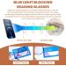 Progressive Reading Glasses for Men & Women - Blue Light Blocking Photochromic Multifocus Readers - Premium Black 2.5x Transition Sunglasses - Buy Online on GoSupps.com