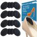 Heel Pads for Shoes That are Too Big 4 Pairs Adhesive Anti-Slip Heel Grips Liner Cushions Inserts for Women Men Loose Shoes Fit Filler Prevent Rubbing Blisters Heel Slipping Black