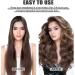 7 PCS Heatless Curlers Headband Set Velour Heatless Curls Soft and Comfortable Heatless Hair Curlers Hair Curlers No Heat for Hair DIY (Gray White 7Pcs) - Buy Online on GoSupps.com
