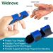 Welnove Finger Clips - 2 PCS Finger Splint for Mallet Trigger & Broken Fingers | Finger Stabilizer Support - Blue Medium - Buy Online on GoSupps.com