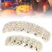 Hip Hop Teeth Set Convenient Hip Hop Teeth Brace for Women for Men for Birthday for Hip Hop Fashion Shows for Halloween Party(gold) - Buy Online on GoSupps.com