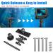 Fish Finder Mount Base  Universal Mounting Plate  Fish Finder Bracket  Fish Finder Holder  360 Adjustable Fish Finder Rack for Boat Canoe Kayak - Buy Online on GoSupps.com