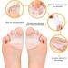 Hallux Valgus Toe Spreader - Silicone 3-Toe Gel Corrector Soft Elastic Non-Slip Universal Size (1 Pair) - Effective Relief for All Toes - Buy Online on GoSupps.com