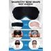 22 Momme Silk Sleep Mask - 100% Pure Mulberry Silk Blackout Eye Mask with Adjustable Headband - Anti-Allergy Natural Silk - Perfect Gift for Men and Women (Black) - Buy Online on GoSupps.com