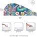 Whimsical Mermaid Hair Towel 2 Pack - Super Absorbent Quick Dry Turbans for Women & Girls | Colorful Flower Design - Buy Online on GoSupps.com