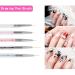 Niceneeded 5-Piece Double Ended Nail Art Kit | Stainless Steel Dotting Tools & Makeup Palette Spatula - Perfect for Nail Art & Foundation Mixing - Buy Online on GoSupps.com