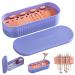 Makeup Brush Cleaner with Cleaning Mat 3-in-1 Cosmetic Brush Cleaner for Cleaning Organizer & Drying Portable Makeup Brush Holder 8.7x3.5x2.2 inch Brush Cleaner Make Up