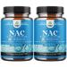 NAC Supplement N-Acetyl Cysteine 600mg - Vegan High Absorption NAC 600 mg Capsules - Glutathione Precursor for Liver Cleanse Detox & Repair plus Lung Health and Immunity Support (180 Servings)