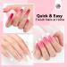 Saviland French Manicure Kit: Complete Nail Art Set with Tips Stickers Gel Polish & Lamp for Beginners - Buy Online on GoSupps.com