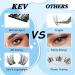 KevKev Lash Clusters 192 Pcs - Mixed Styles for DIY Eyelash Extensions - Thin Band & Soft Lashes - Autumn & Winter D-Mix (8-16mm) - Buy Online on GoSupps.com