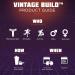 Vintage Build - Post Workout Recovery Powder | Muscle Building Drink | Creatine BCAAs & L-Glutamine | Black Cherry Flavor | 324g - Boost Strength & Reduce Soreness - Buy Online on GoSupps.com