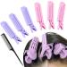 7 Pieces Volumizing Hair Root Clip and Rat Tail Comb Hair Styling Set  Natural Fluffy Wave Volume Hair Clip Hair Root Curler Hair Styling Tool Rollers for Women Girls (Pink  Purple)