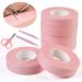 Vaktop Lash Tape Set - 6 Rolls with Tweezers & Scissors for Eyelash Extensions | Breathable & Stylish Pink Lash Tape (0.5 inch x 10 Yards) - Buy Online on GoSupps.com