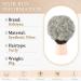 Sofeiyan Short Combs Messy Bun Hair Piece - Gray, Wavy Curly Extensions for Women - Buy Online on GoSupps.com