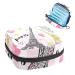 Anna Cowper Paris Eiffel Tower Sanitary Napkin Storage Bag Feminine Menstrual Cup Pouches Nursing Pad Holder Tampon Bags Portable Period Bag for Women Teen Girls 1Pcs Multi-colored 16
